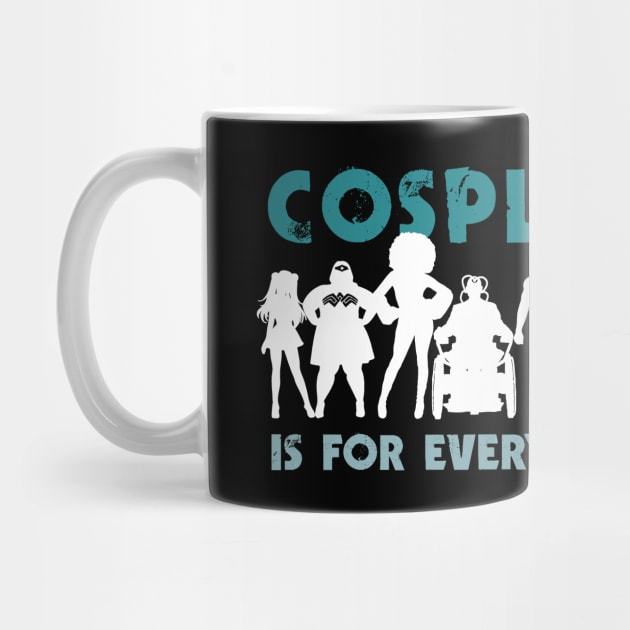 Cosplay is for everybody (for dark backgrounds / blue) by YelloCatBean
